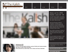 Tablet Screenshot of kalishworkshop.org